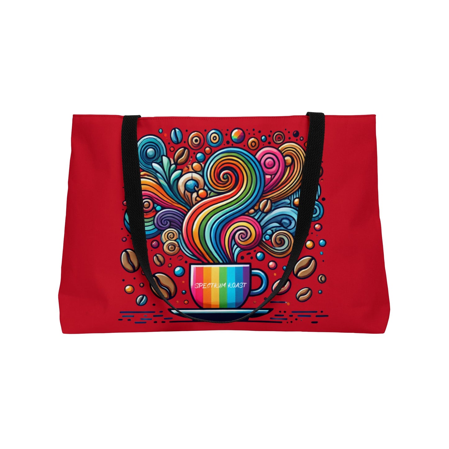 Rainbow Roast Weekender Tote