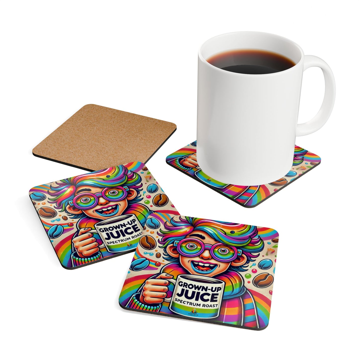 Sandy's Grown Up Juice Series Coaster Set