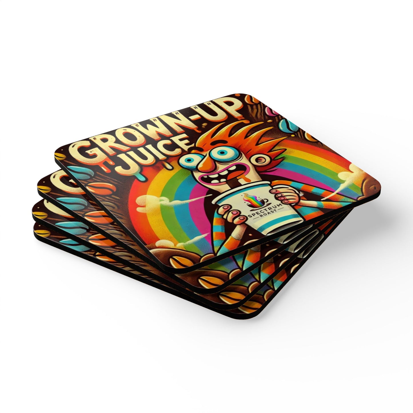 Grown Up Juice Series Coaster Set