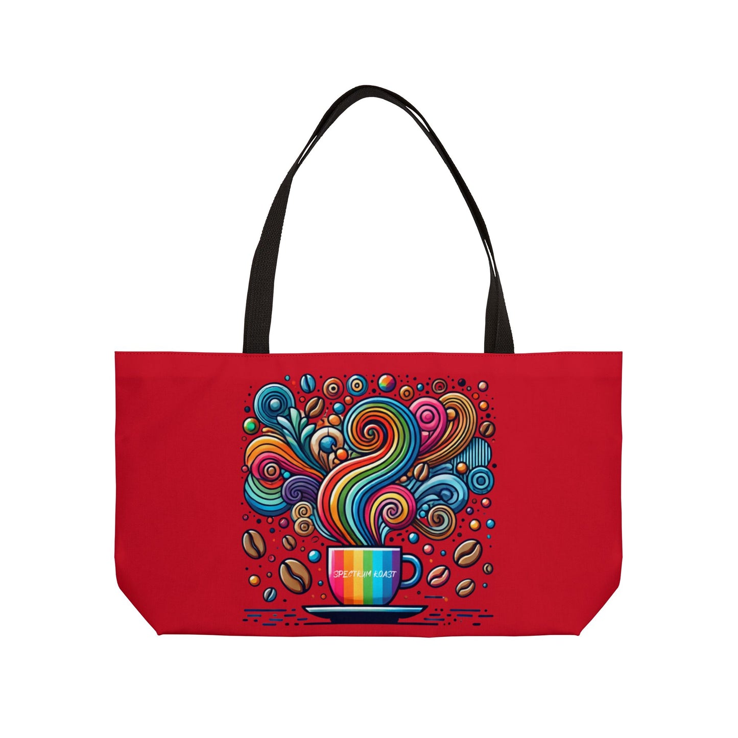 Rainbow Roast Weekender Tote