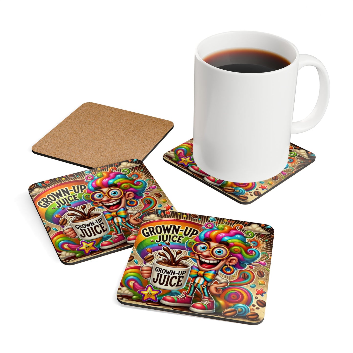 Todd's Grown Up Juice Series Coaster Set