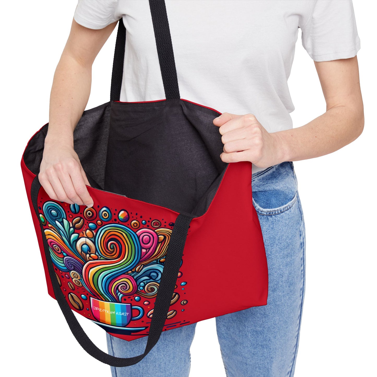 Rainbow Roast Weekender Tote