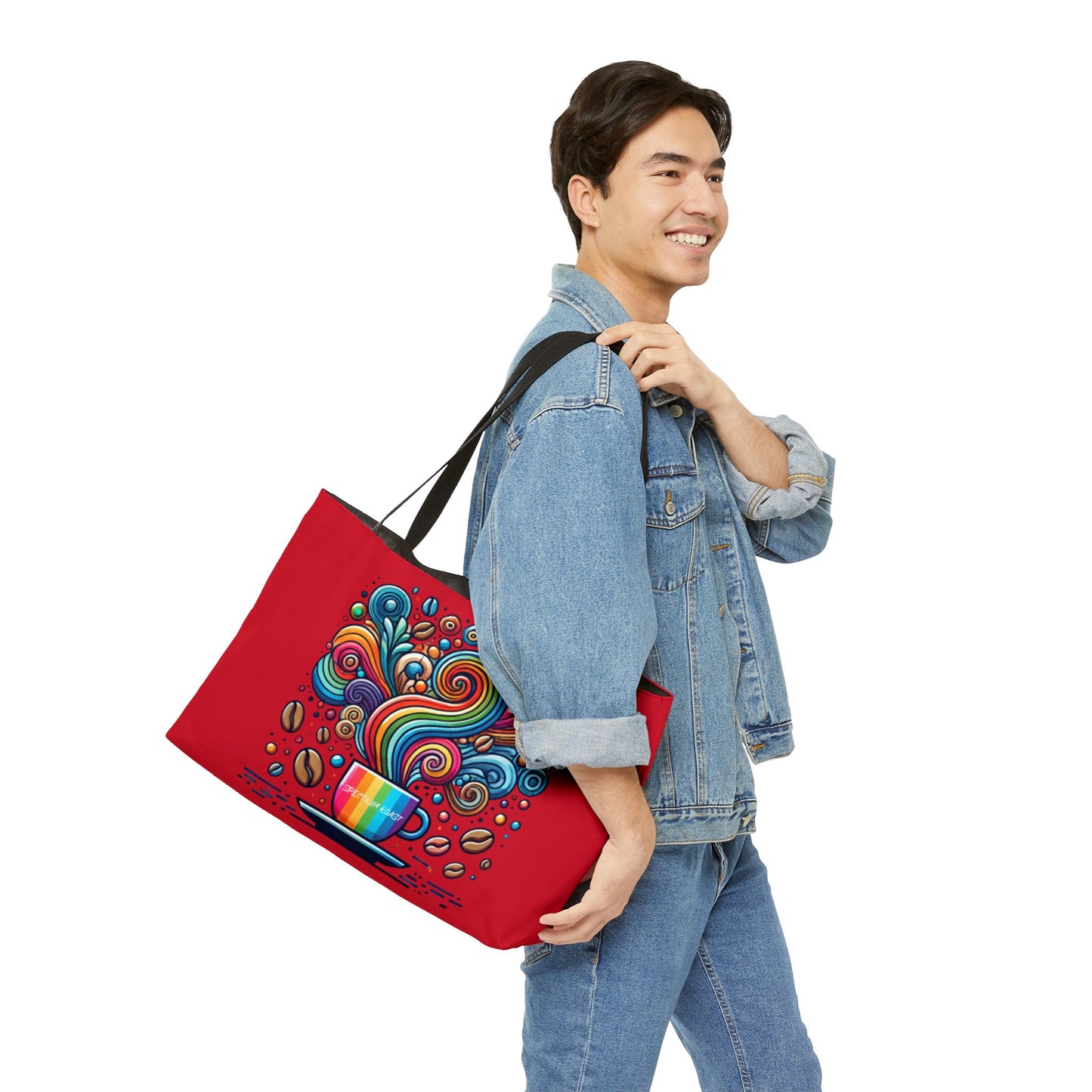 Rainbow Roast Weekender Tote