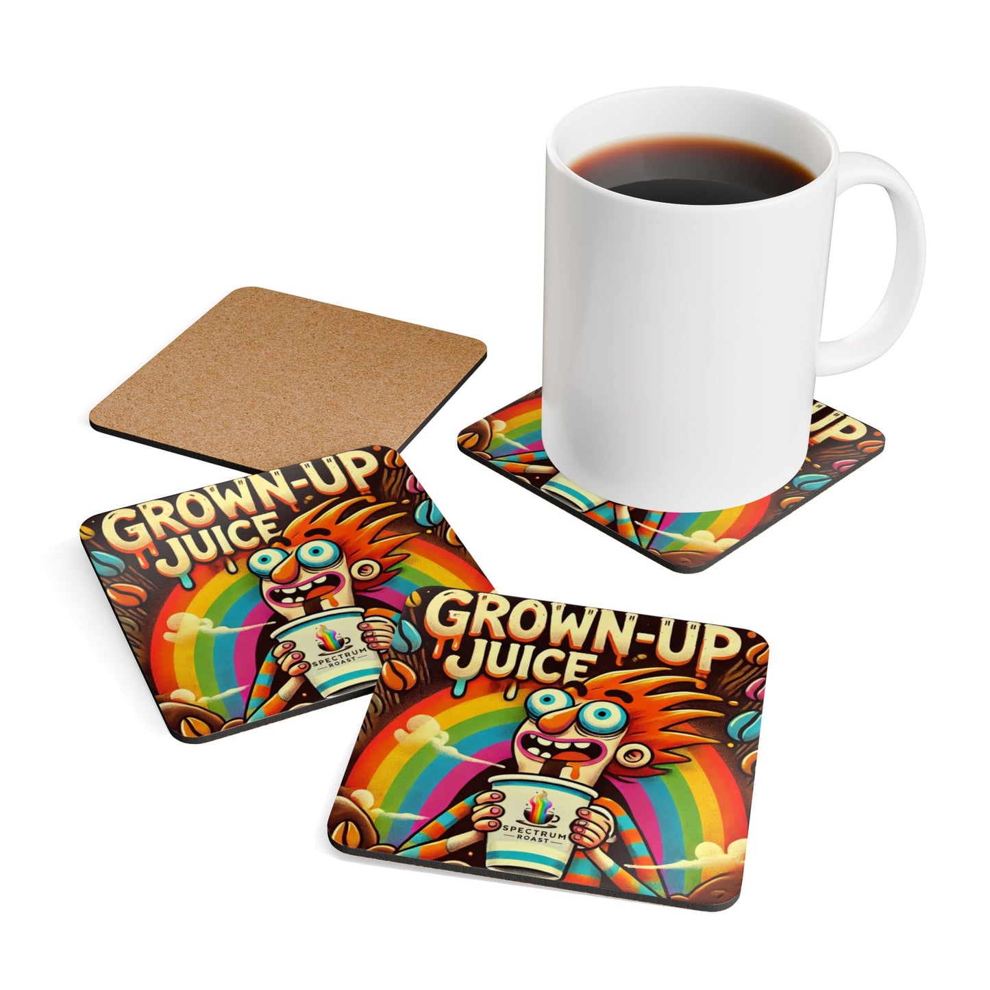 Grown Up Juice Series Coaster Set