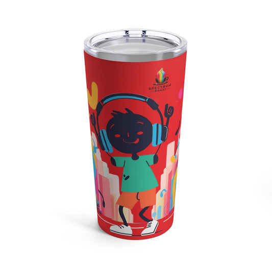 Red City Groove Tumbler