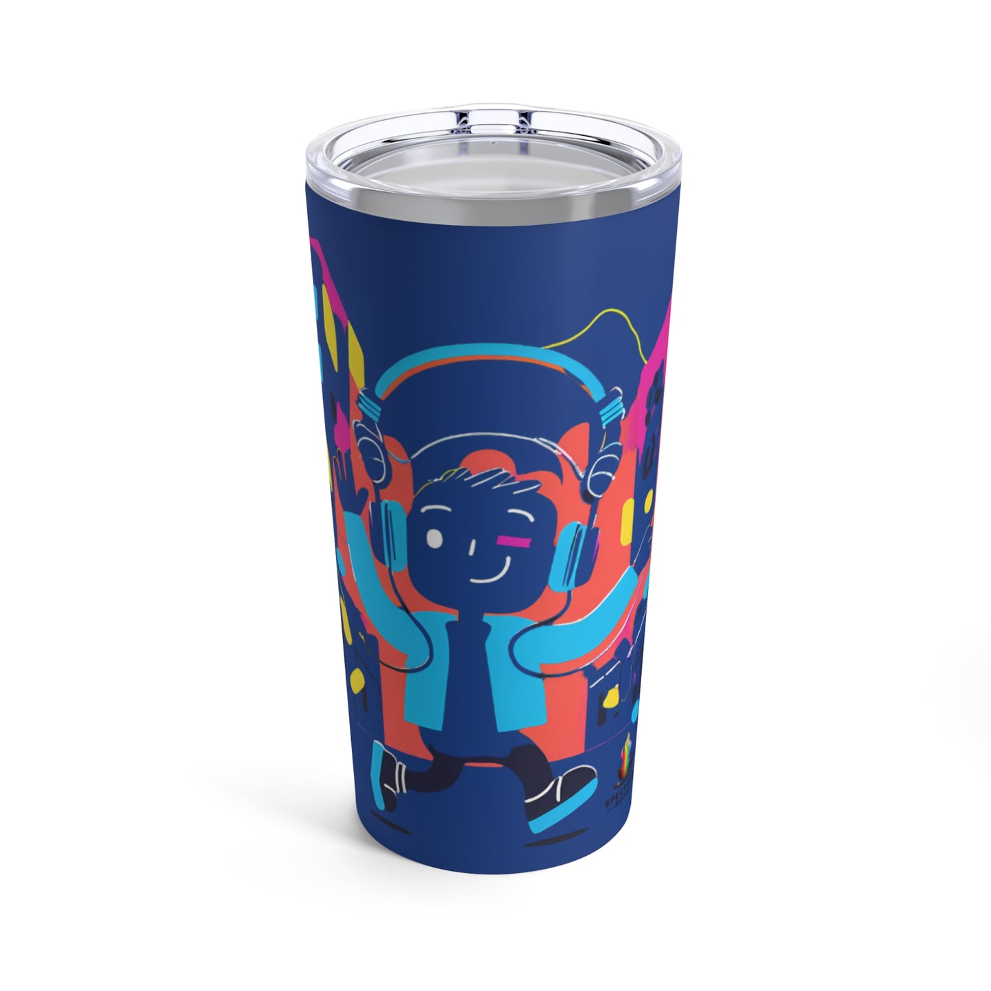 City Blues Groove Tumbler: Sip, Stroll, Repeat