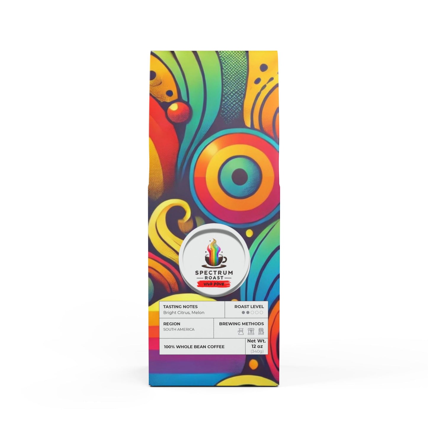 Vivid Pour Coffee