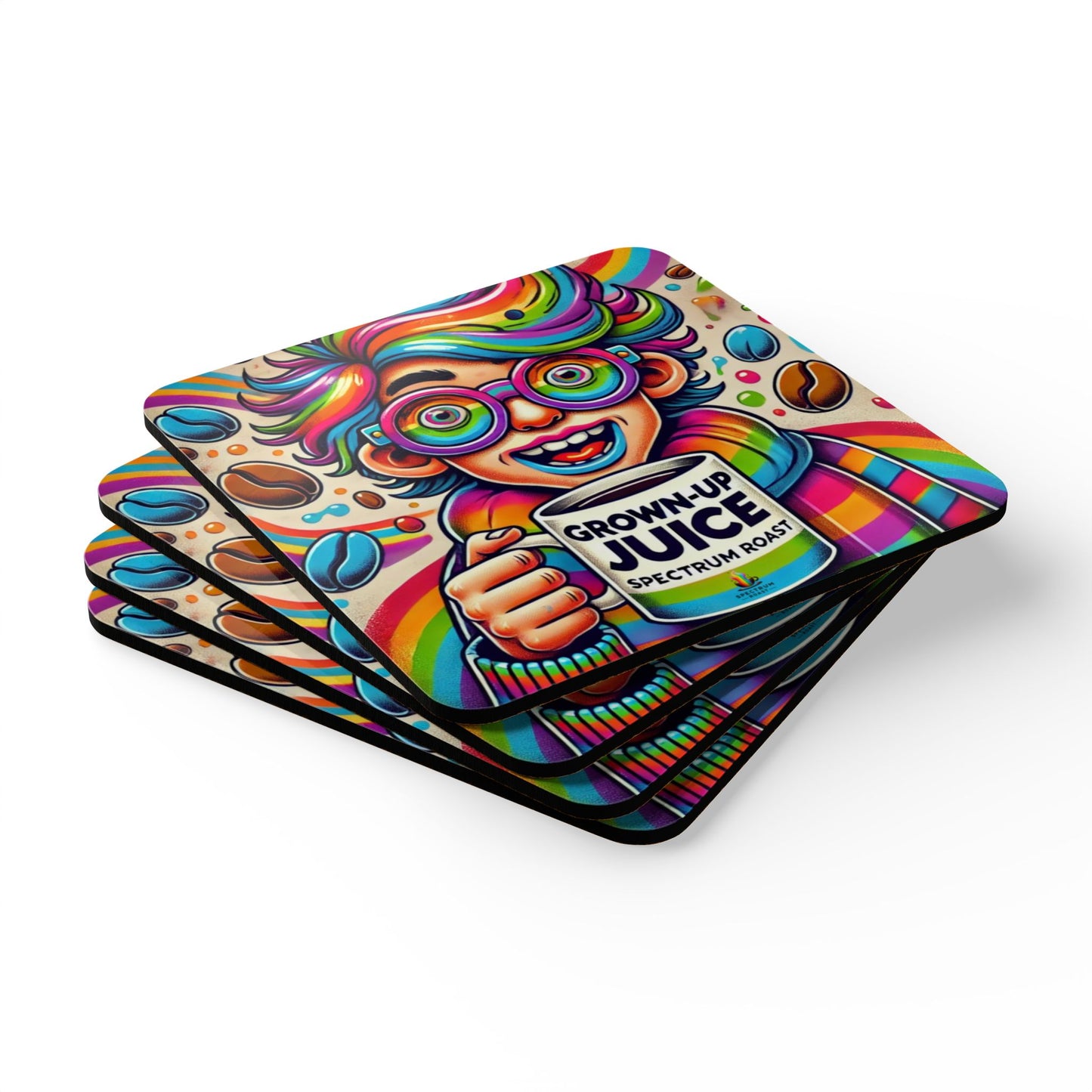 Grown Up Juice Series Coaster Set