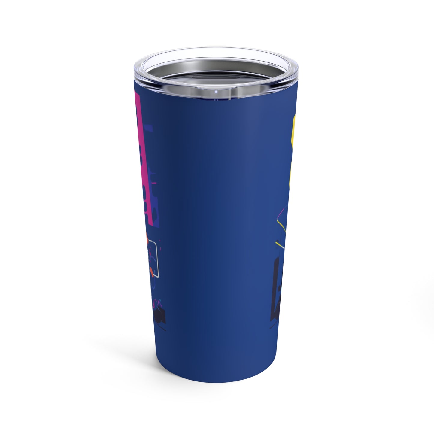 City Blues Groove Tumbler: Sip, Stroll, Repeat