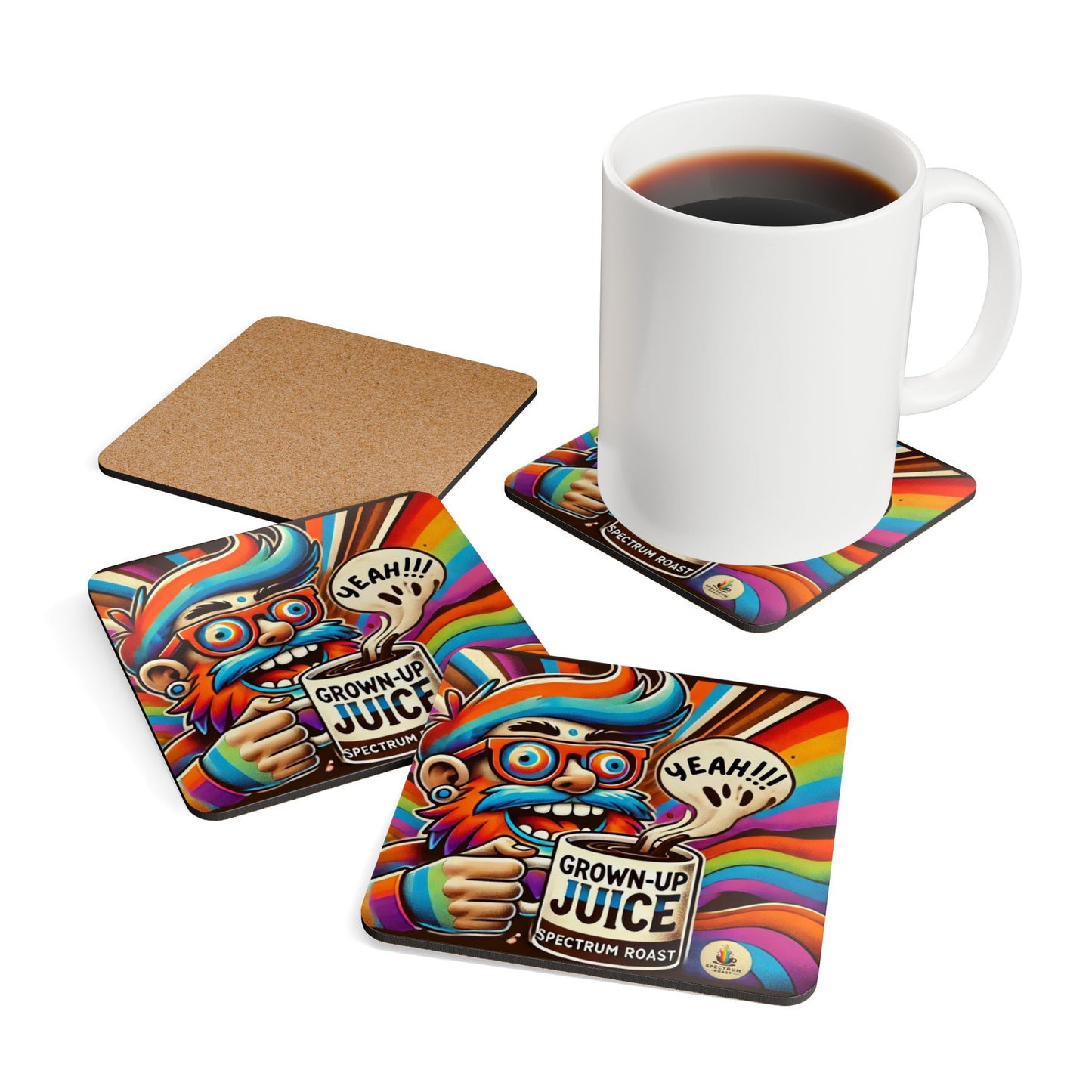 Grown Up Juice Series Coaster Set