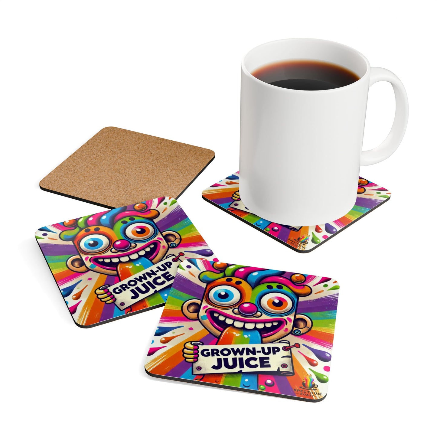 Grown Up Juice Series Coaster Set