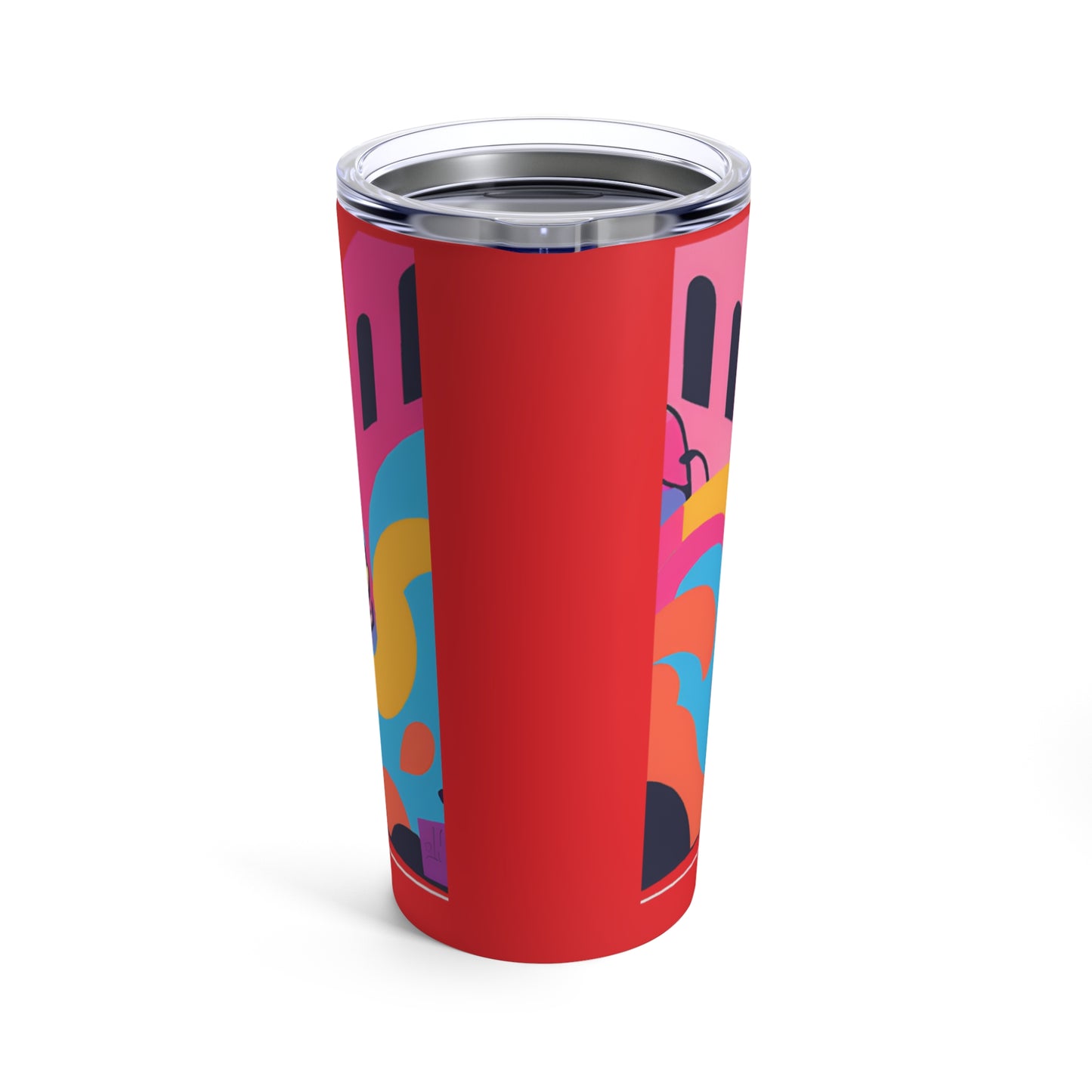 Red City Groove Tumbler