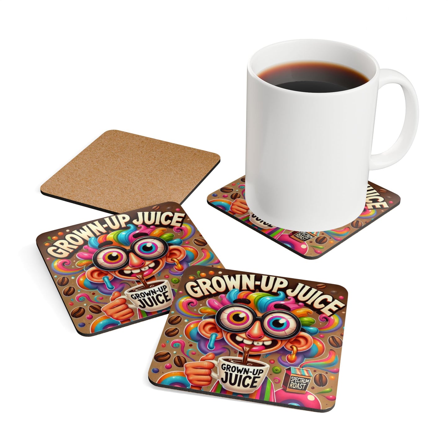 Grown Up Juice Series Coaster Set