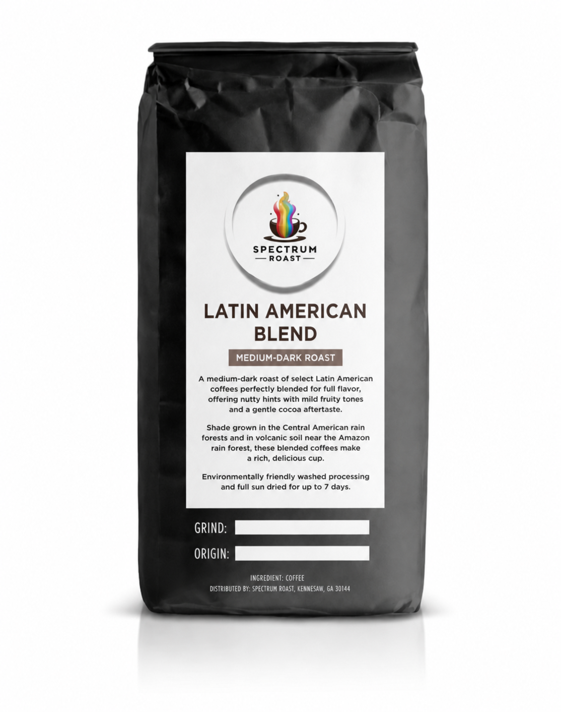 Latin American Blend Medium-Dark Roast Coffee | Nutty Cocoa Specialty Roast
