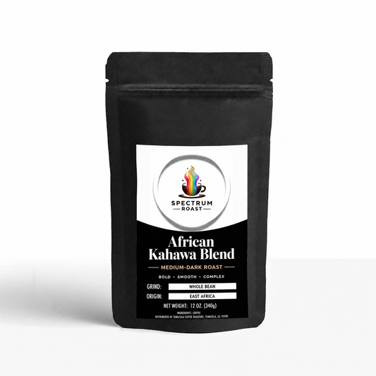 African Kahawa Blend Medium-Dark Roast Coffee | Toffee, Fruit & Floral Notes