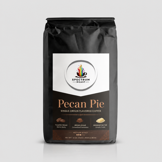 Pecan Pie Flavored Coffee | Single-Origin Specialty Coffee with Natural Flavoring