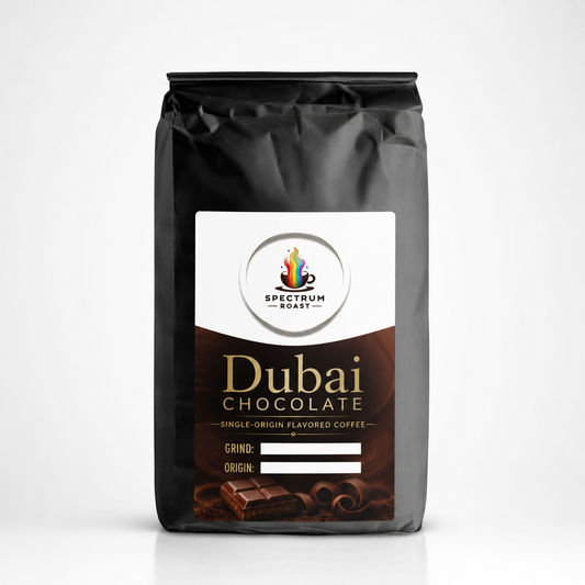Dubai Chocolate Flavored Coffee | Single-Origin Coffee with Natural Flavoring